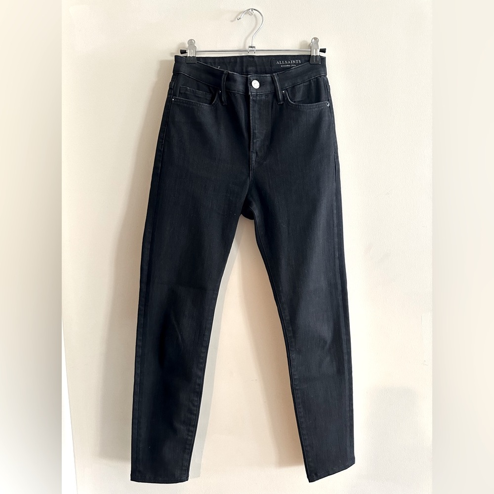 ALL SAINTS - Roxanne Cropped Skinny High Rise Jeans
